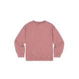 Chandail à enfiler à coupe carrée pour jeunes, délavé marbré, Silver Front_Flat