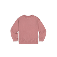 Chandail à enfiler à coupe carrée pour jeunes, délavé marbré, Silver Front_Flat