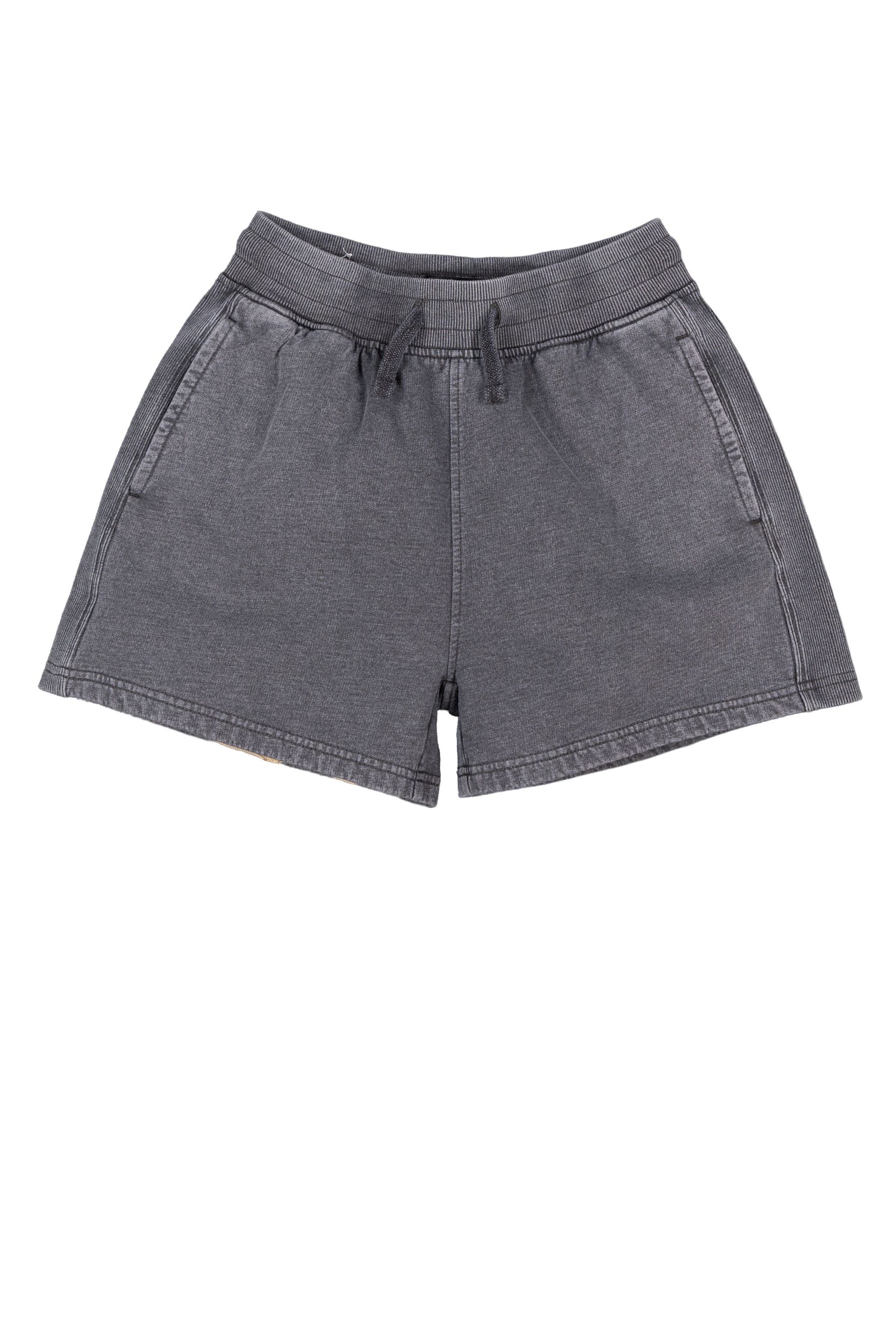 Silver Kids' Marble Washed Pull-on Short