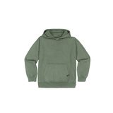 Silver Youth Marble Wash Loose Fit Long Sleeve Hoodie Front_Flat