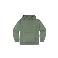 Silver Youth Marble Wash Loose Fit Long Sleeve Hoodie Front_Flat