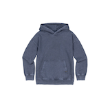 Silver Youth Marble Wash Loose Fit Long Sleeve Hoodie Front_Flat