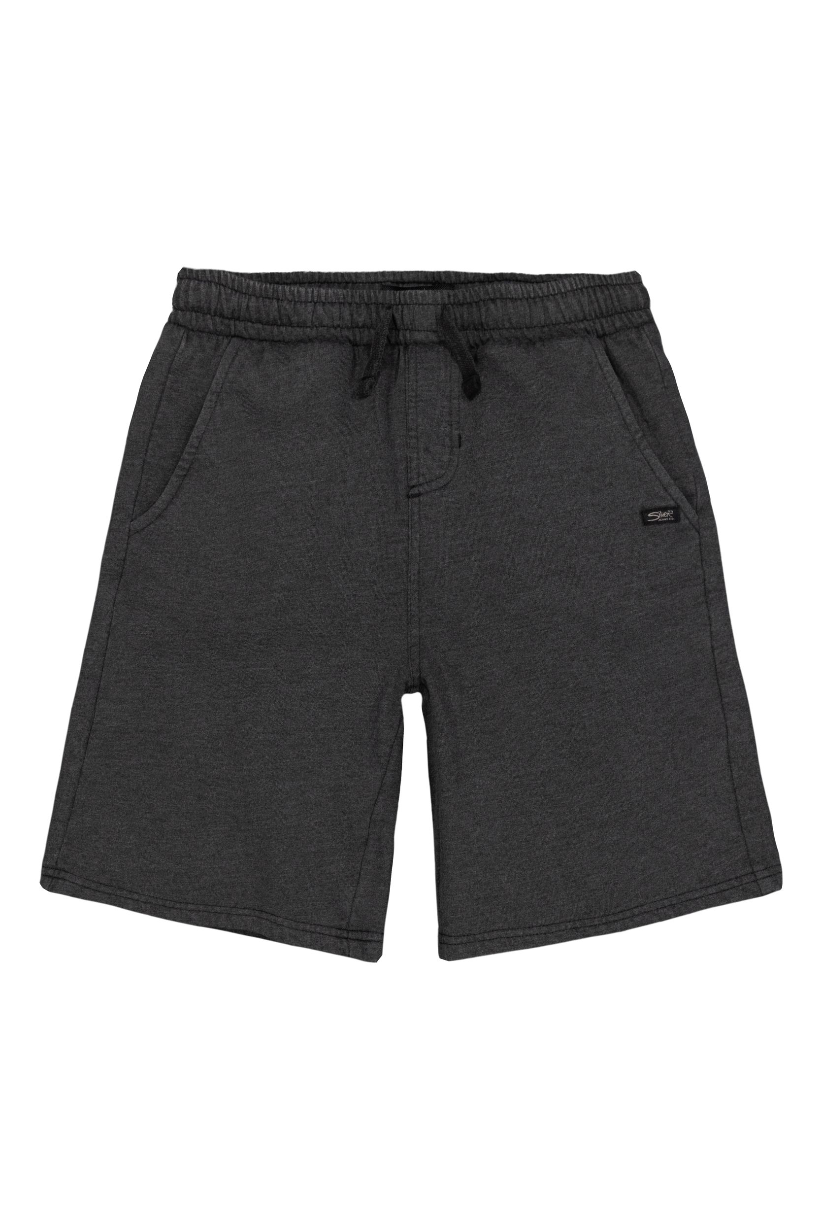 Silver Youth Marble Washed Pull-on Knit Short