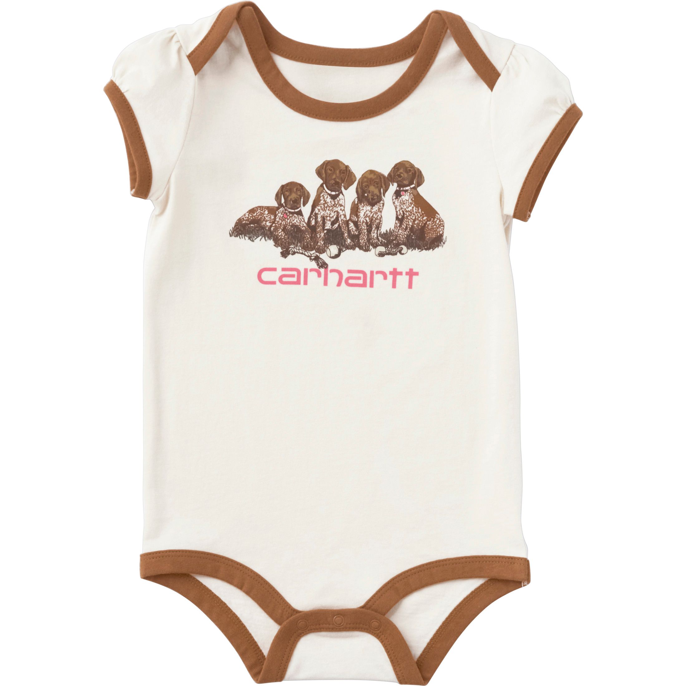 Carhartt Baby Short Sleeve Puppies Bodysuit