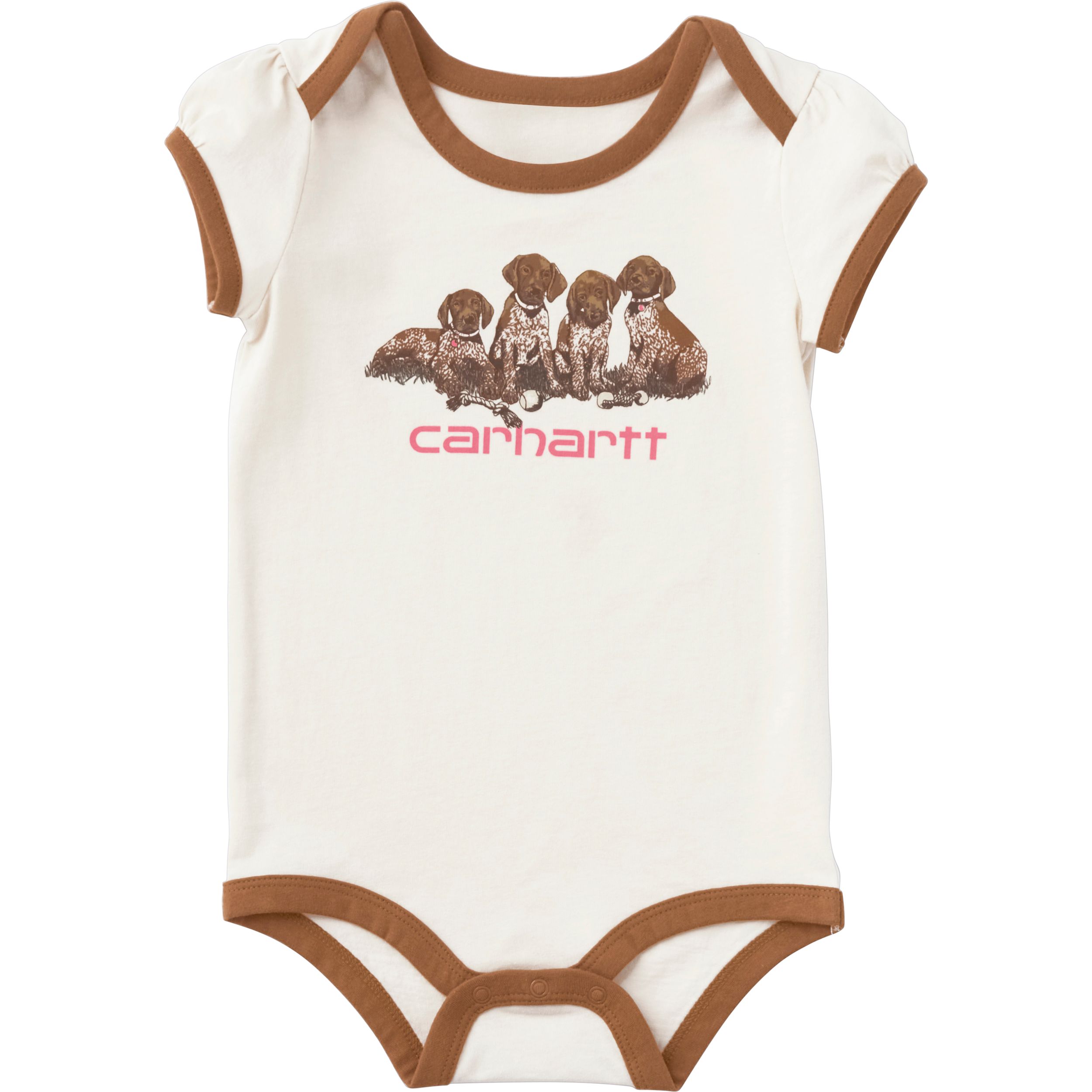 Carhartt Baby Short Sleeve Puppies Bodysuit