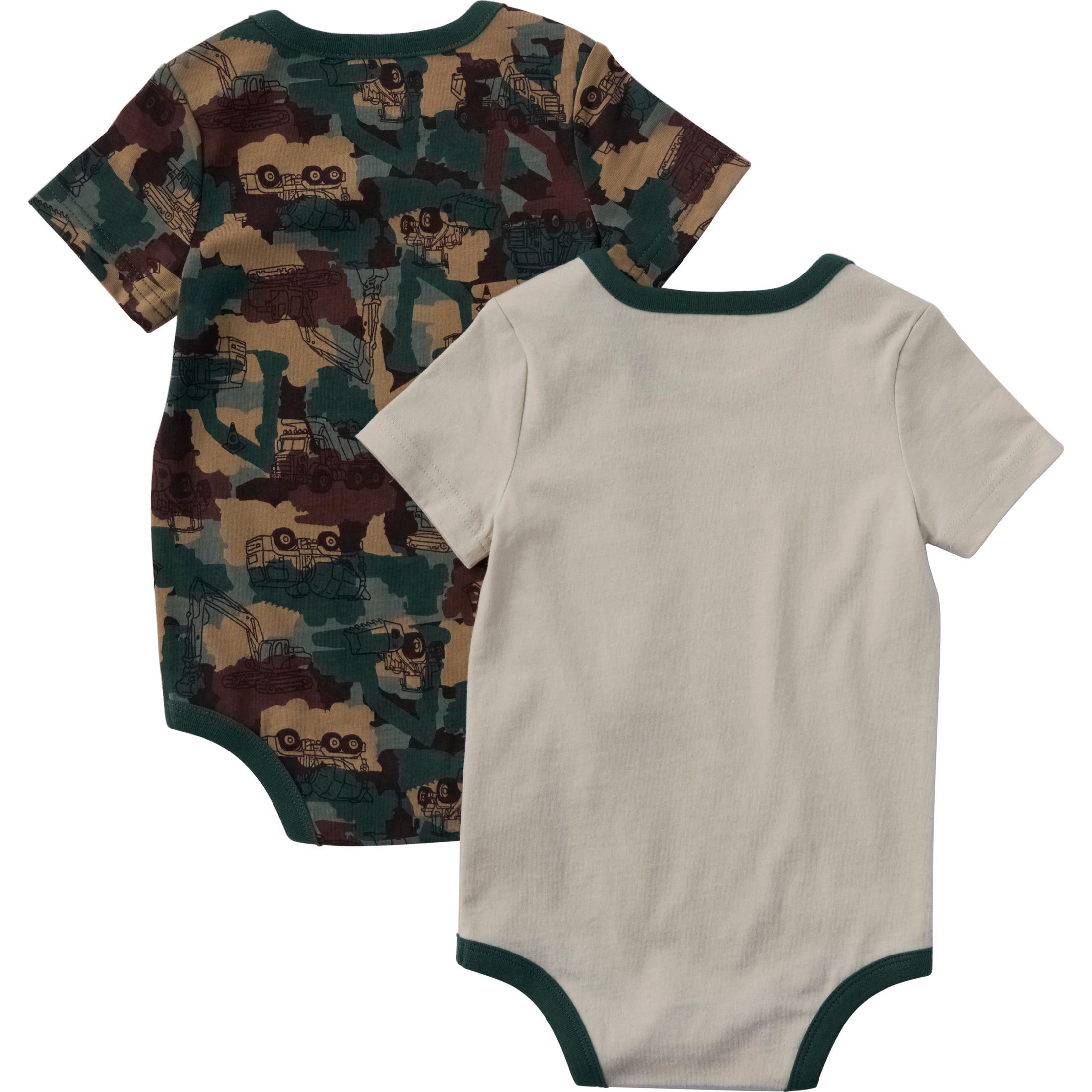 Carhartt Baby Short Sleeve Construction 2 Piece Bodysuit Set