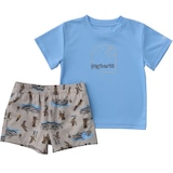 Carhartt Baby Short Sleeve Force Sun Defender Woven Shirt and Short Two-Piece Set Front_Flat