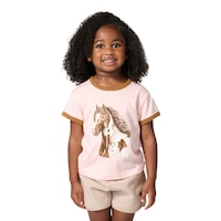 Carhartt Toddler Short Sleeve Horse Ringer T-Shirt Front_Flat