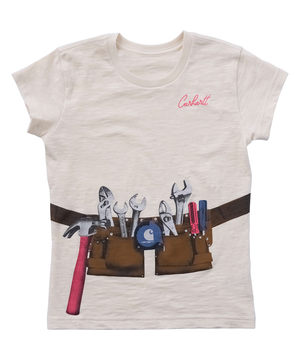 T-shirt à manches courtes avec imprimé de ceinture porte-outils pour tout-petits, Carhartt