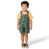 Ensemble maillot à manches courtes et combinaison à imprimé en toile pour tout-petits, Carhartt Front_Flat