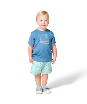 Carhartt Toddler Force Sun Defender Woven Short Sleeve Shirt and Short Set