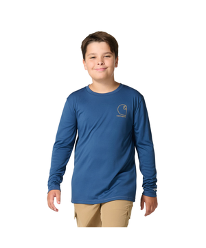 T-shirt à manches longues avec technologie Force Sun Defender pour jeunes, Carhartt