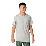 T-shirt à manches courtes à motif camouflage pour jeunes, Carhartt Front_Flat