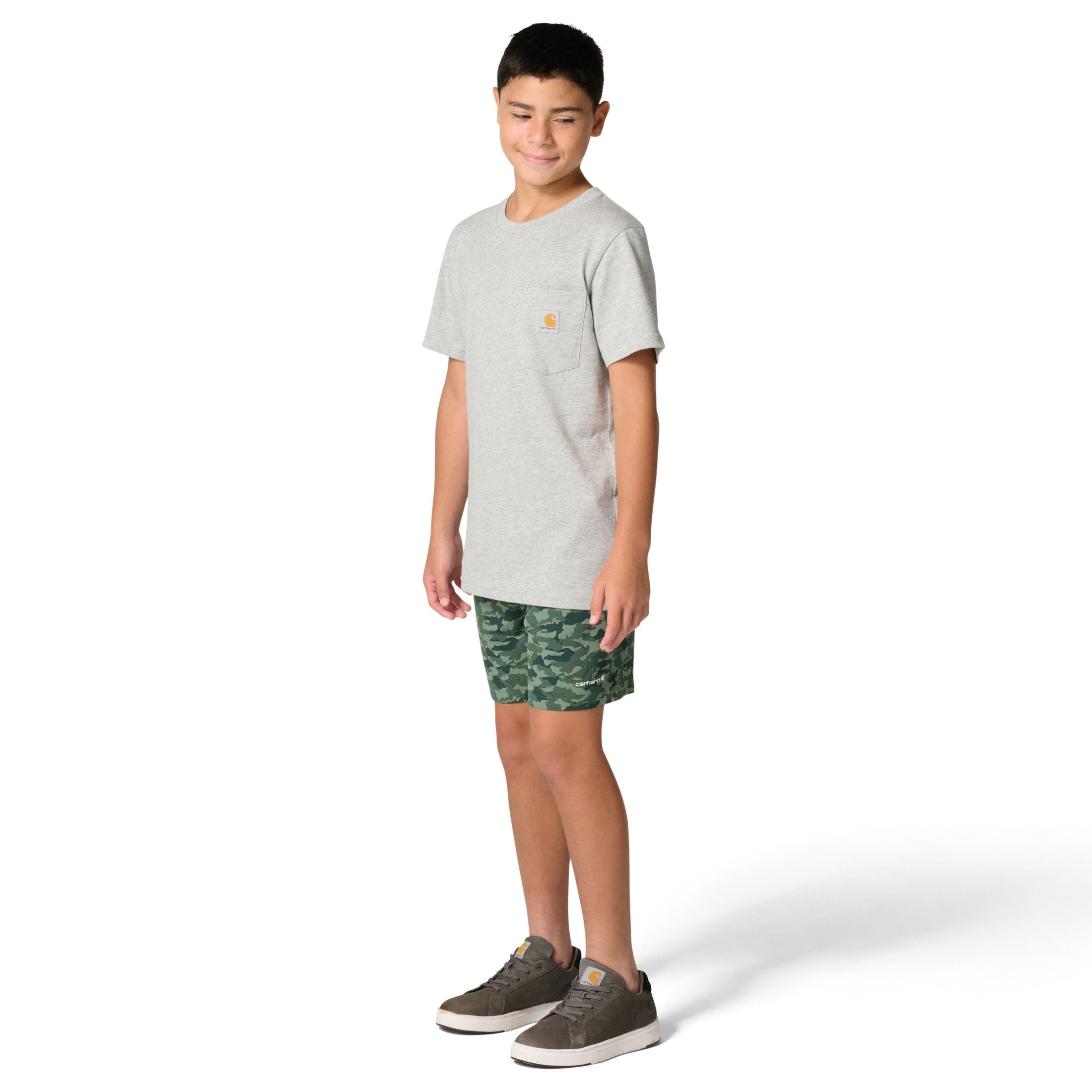 T-shirt à manches courtes à motif camouflage pour jeunes, Carhartt