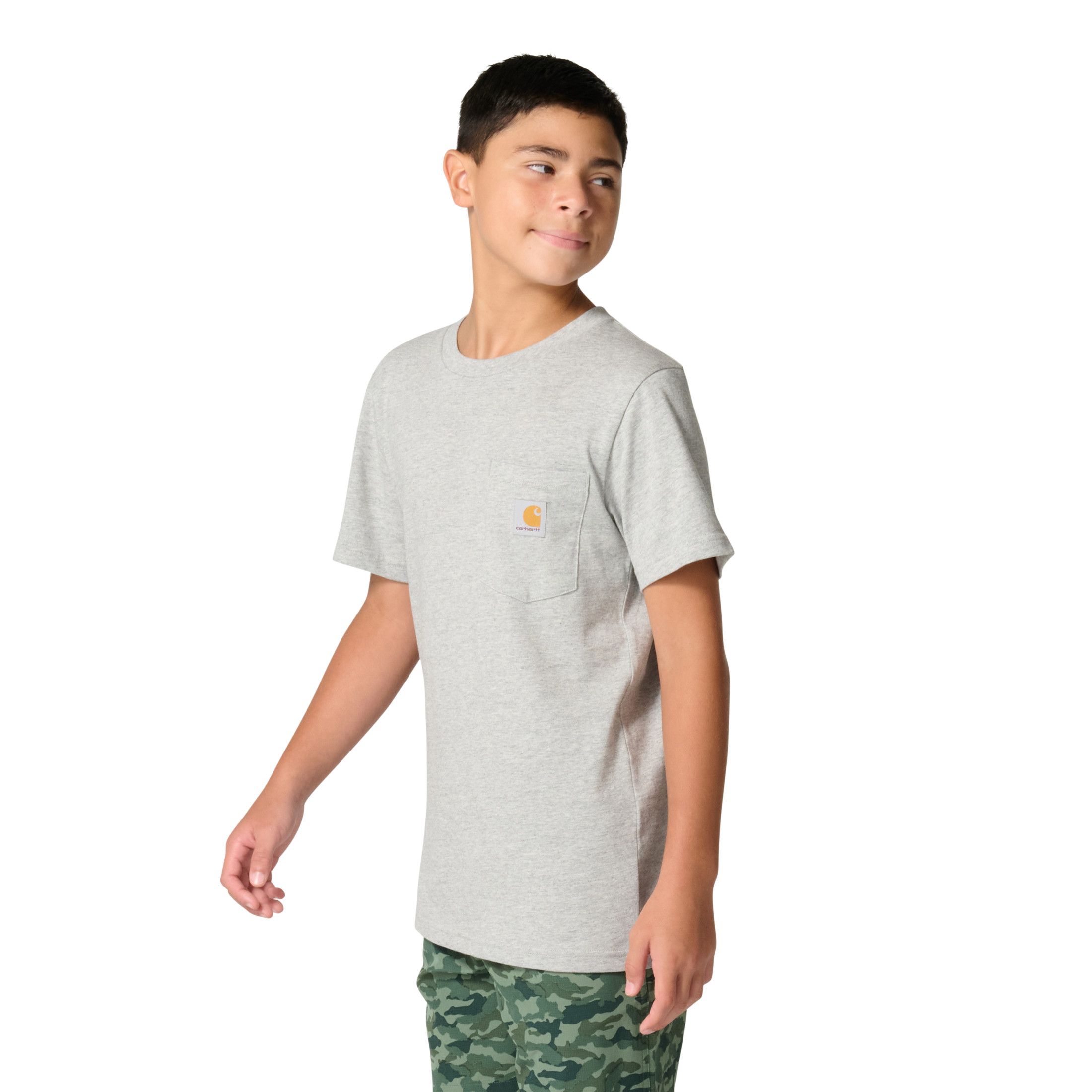 T-shirt à manches courtes à motif camouflage pour jeunes, Carhartt