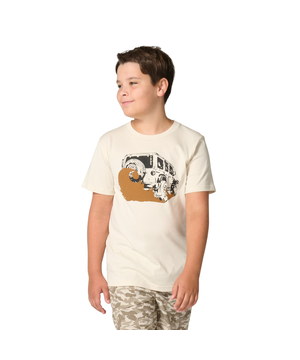 T-shirt à manches courtes avec graphique de véhicules pour jeunes, Carhartt