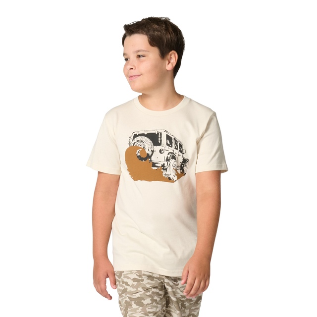 T-shirt à manches courtes avec graphique de véhicules pour jeunes, Carhartt