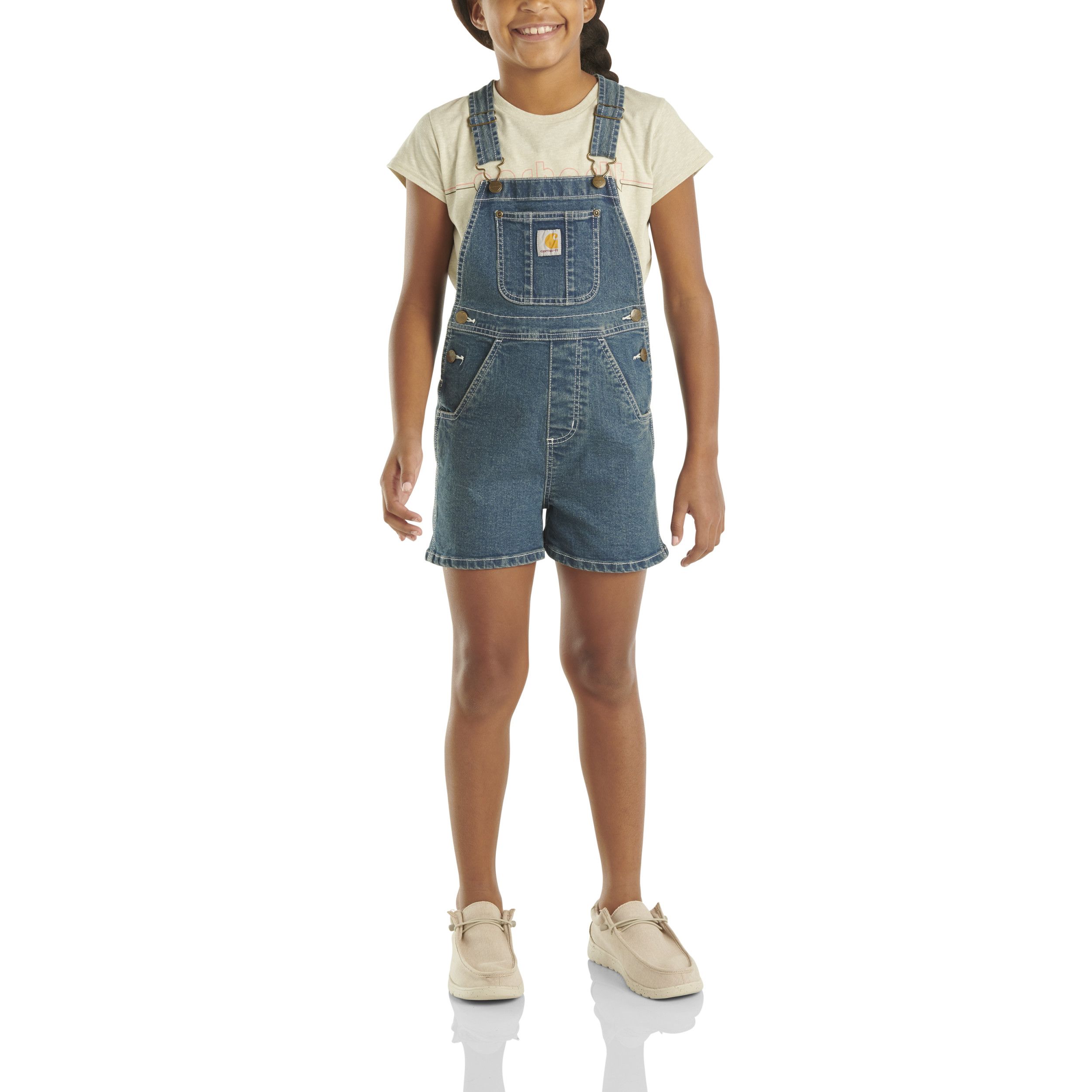Carhartt Youth Carhart Twill Stripe Shortall