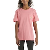T-shirt à manches courtes avec poche pour jeunes, Carhartt Front_Flat