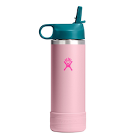 Hydro Flask Kids' 18 oz Wide Mouth Water Bottle Front_Flat