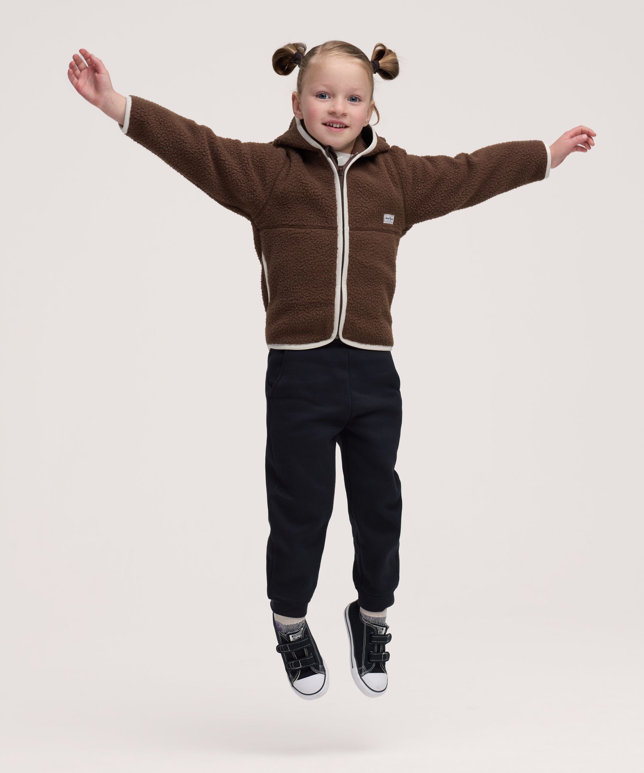Veste en molleton sherpa à glissière pleine longueur T-MAX pour tout-petits, WindRiver