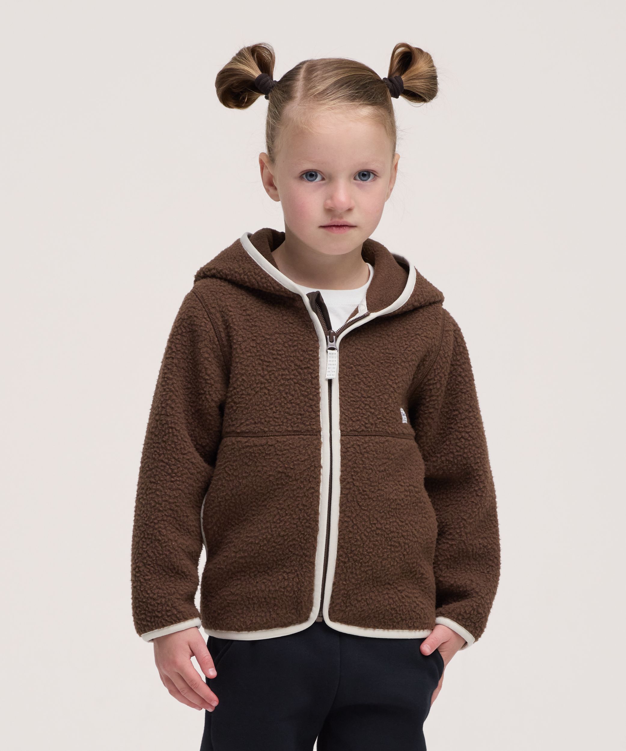 Veste en molleton sherpa à glissière pleine longueur T-MAX pour tout-petits, WindRiver