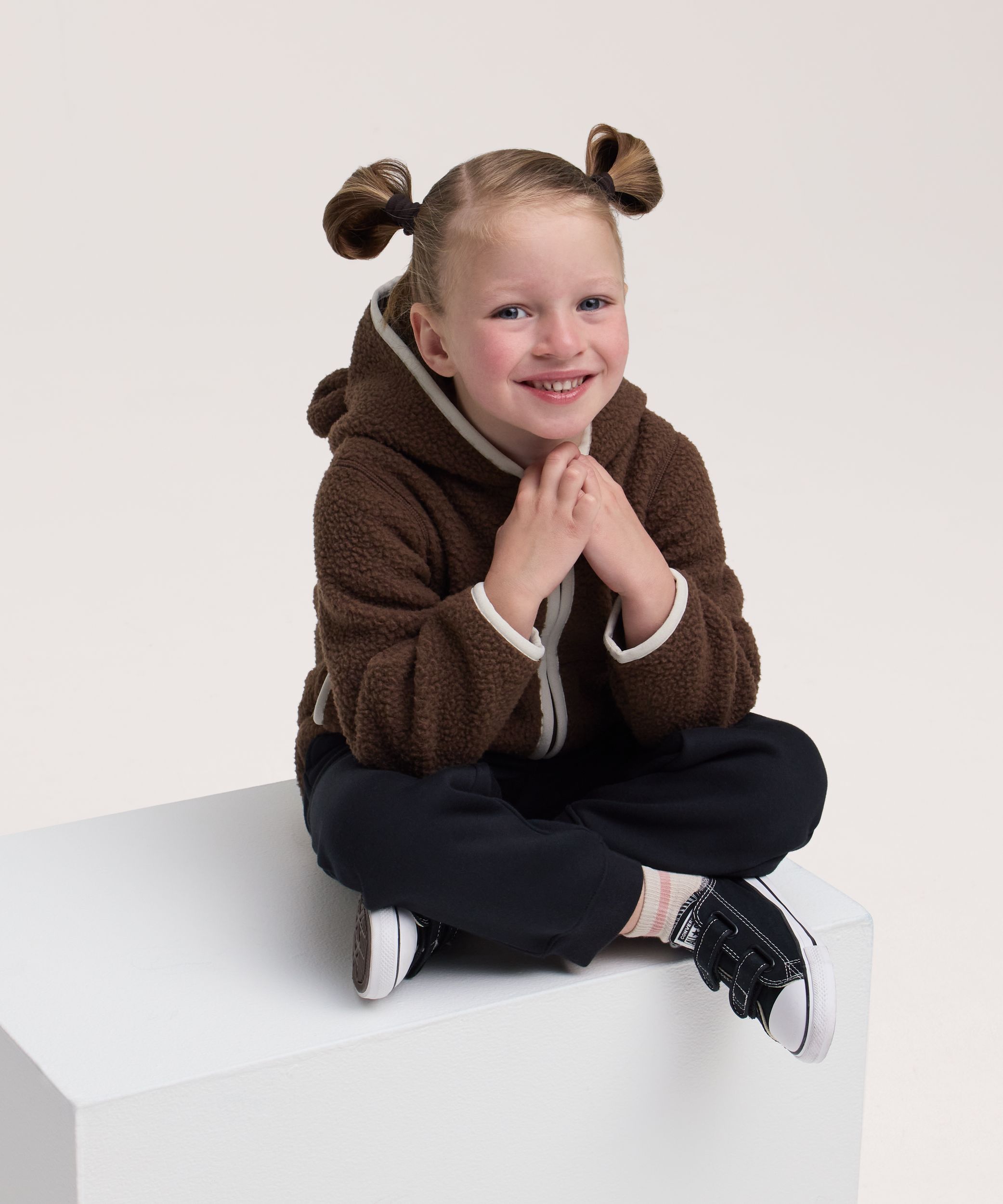 Veste en molleton sherpa à glissière pleine longueur T-MAX pour tout-petits, WindRiver