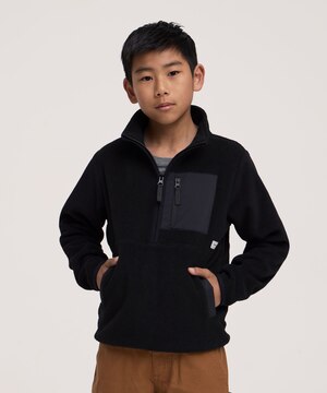 WindRiver Youth T-Max Heat Half Zip Fleece