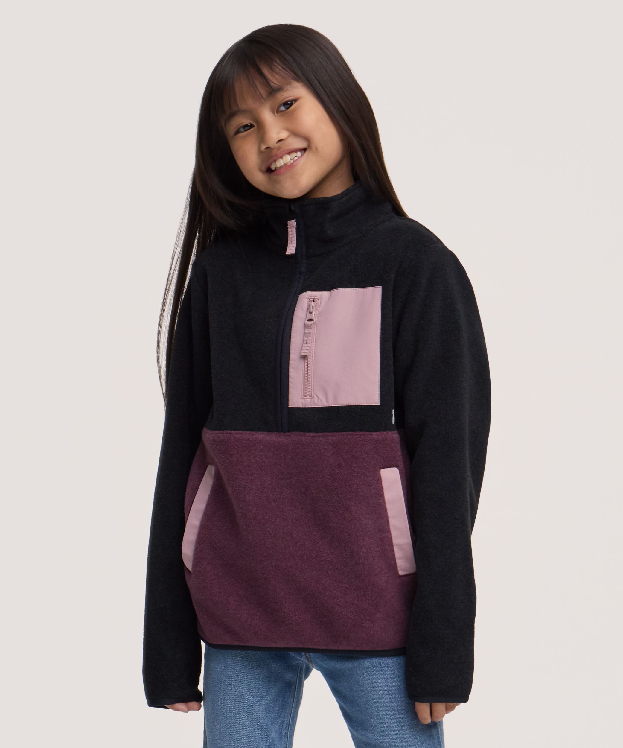 WindRiver Youth Fleece T-Max 1/2 Zip Jacket
