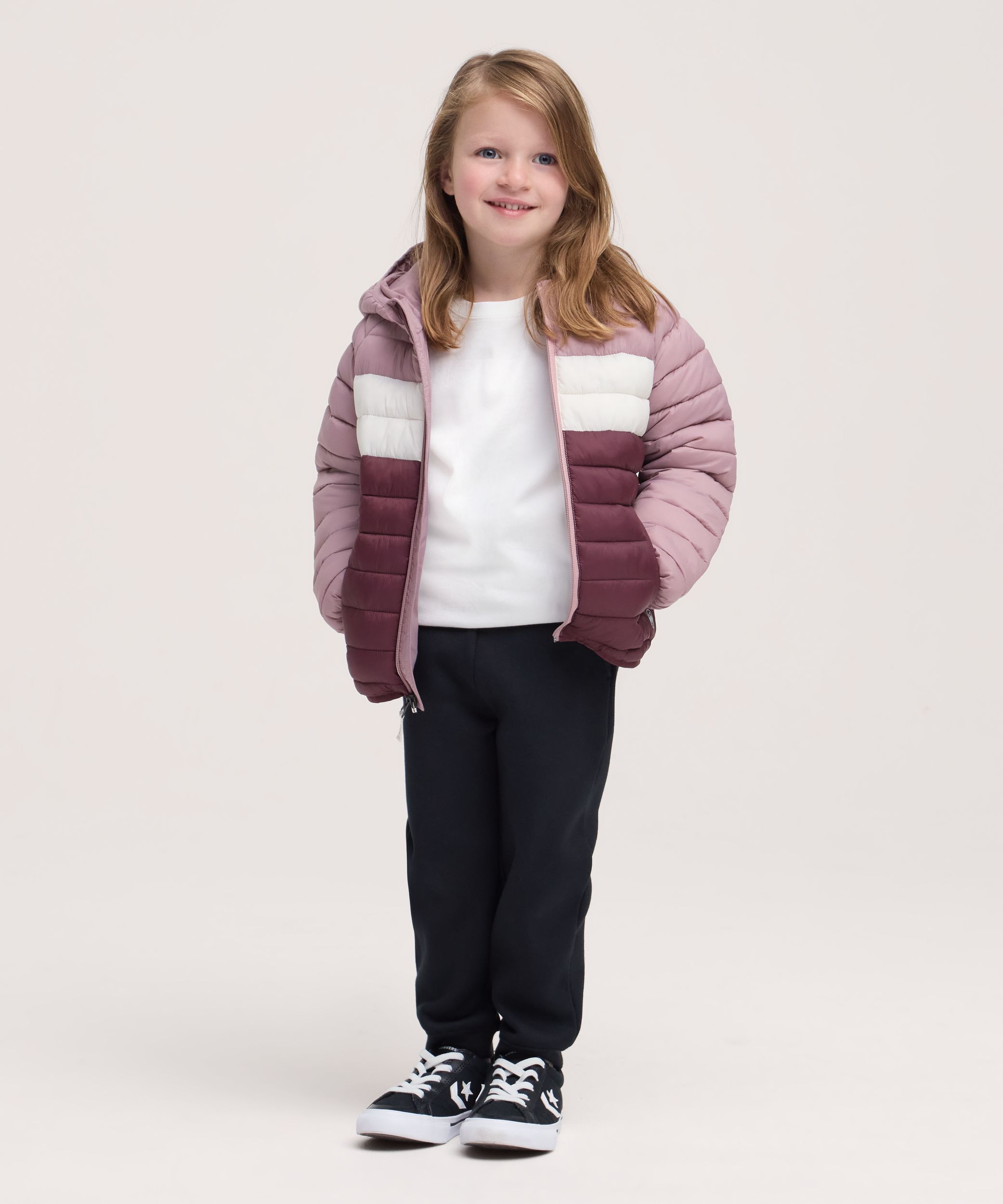 Veste bouffante à capuche unisexe T-MAX pour tout-petits, WindRiver