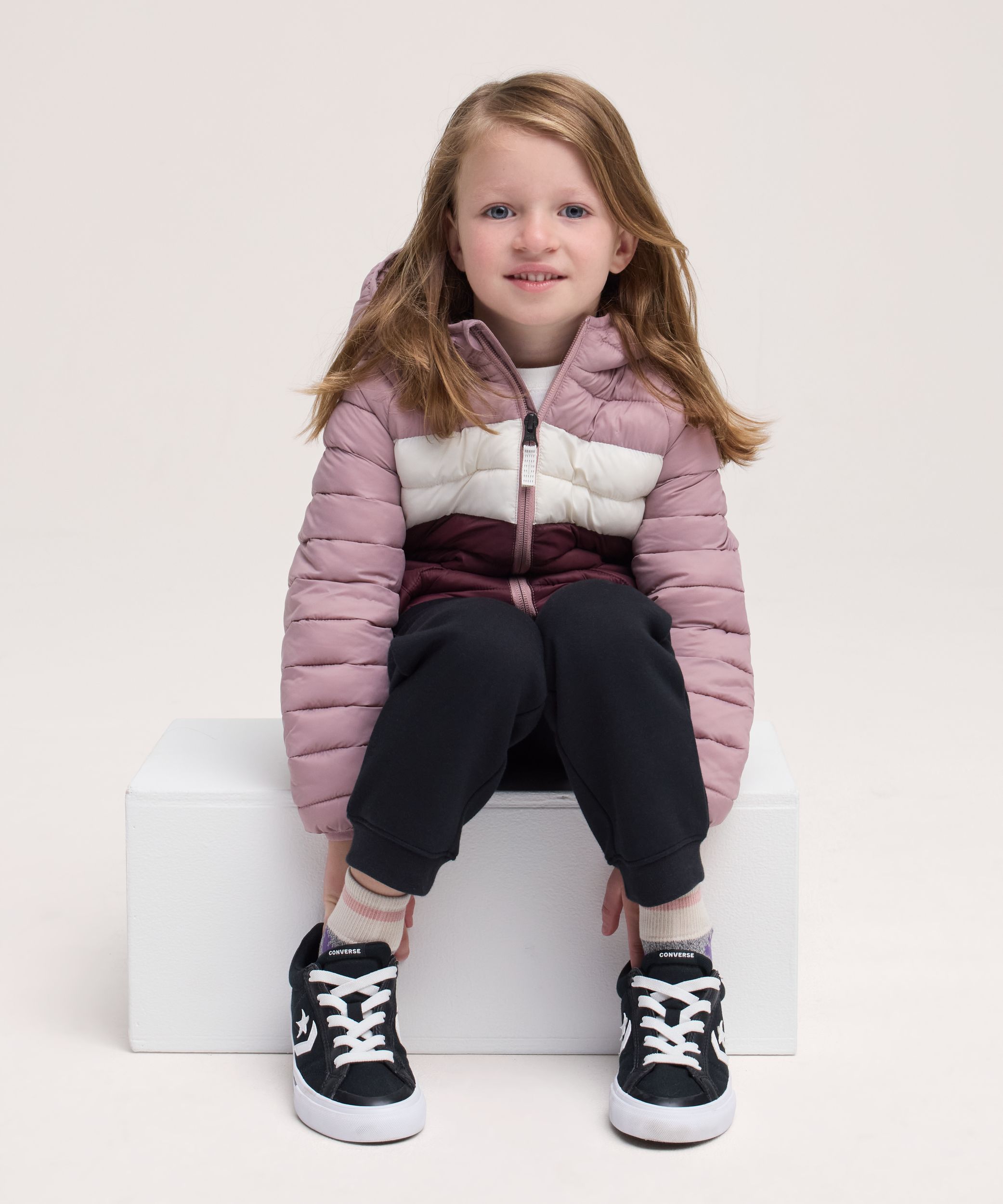 Veste bouffante à capuche unisexe T-MAX pour tout-petits, WindRiver