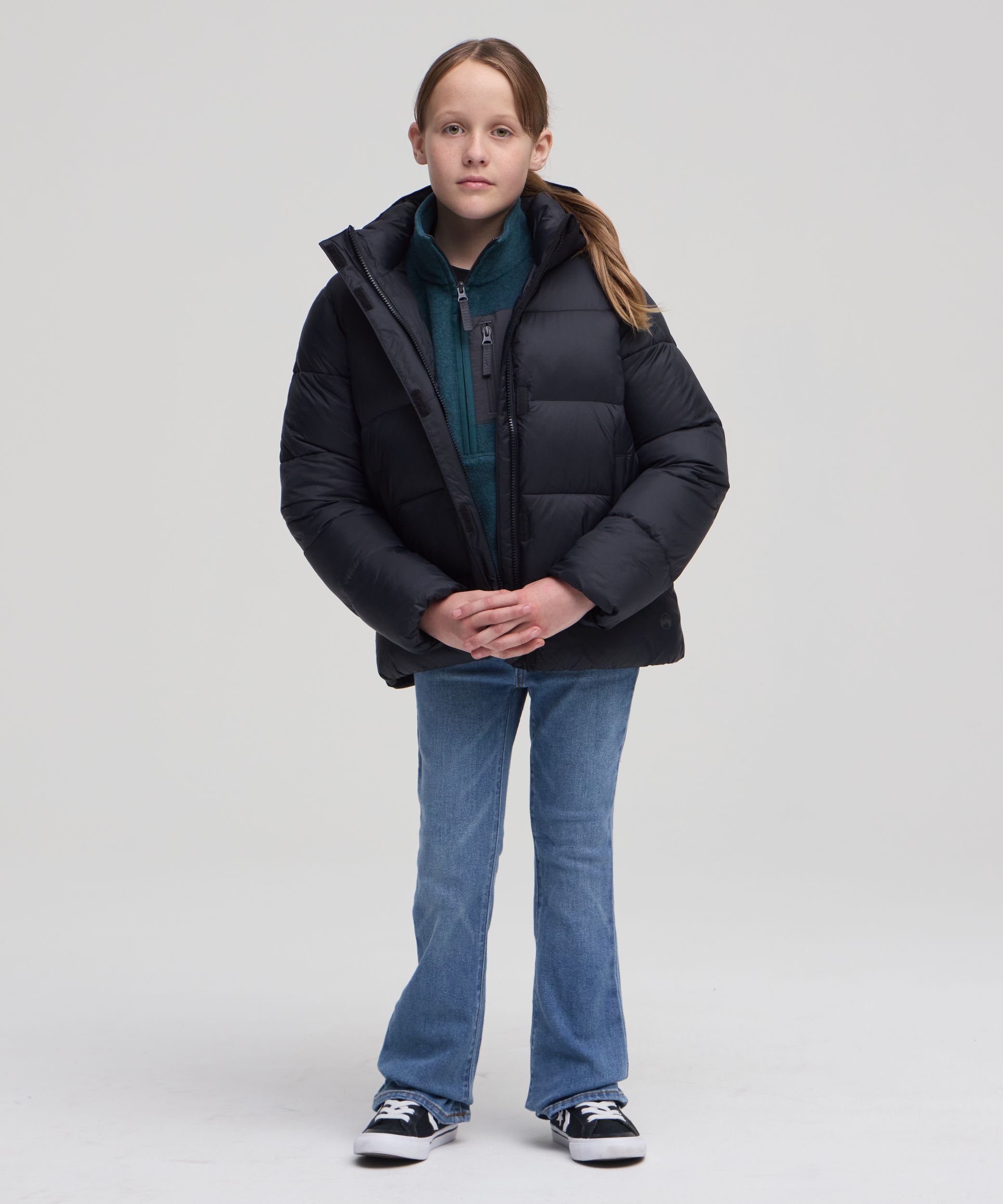 Veste bouffante à capuche unisexe T-MAX Charge pour jeunes, WindRiver