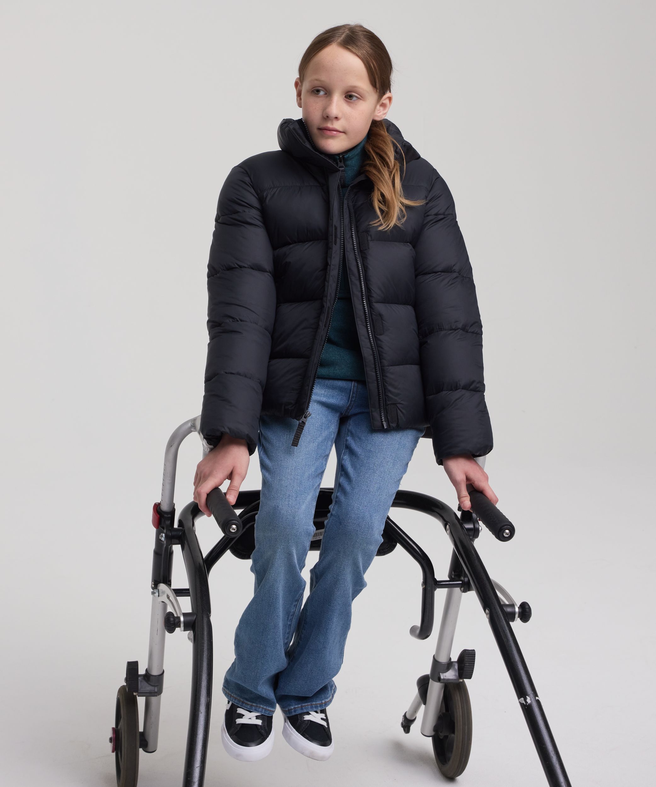 Veste bouffante à capuche unisexe T-MAX Charge pour jeunes, WindRiver