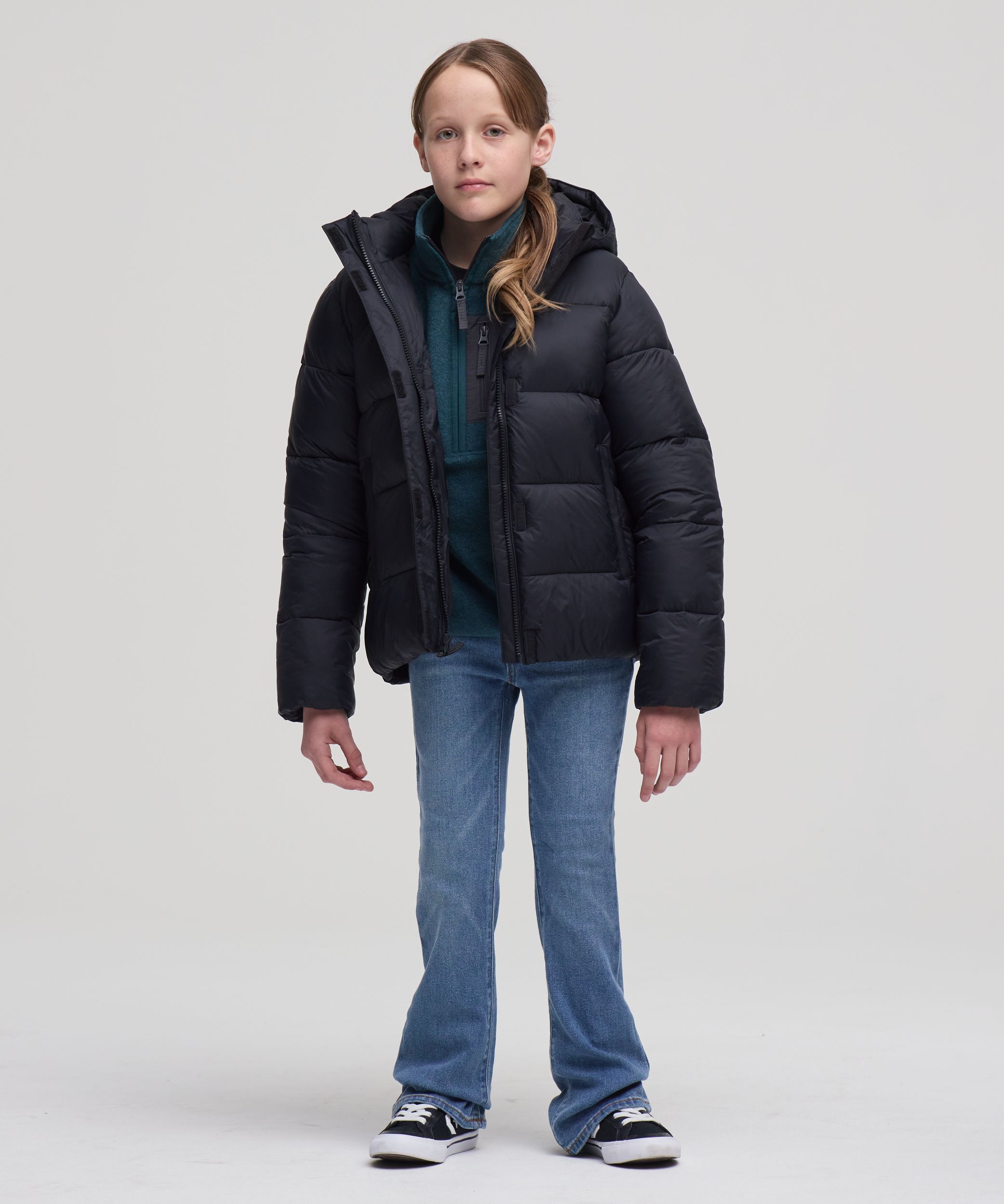Veste bouffante à capuche unisexe T-MAX Charge pour jeunes, WindRiver