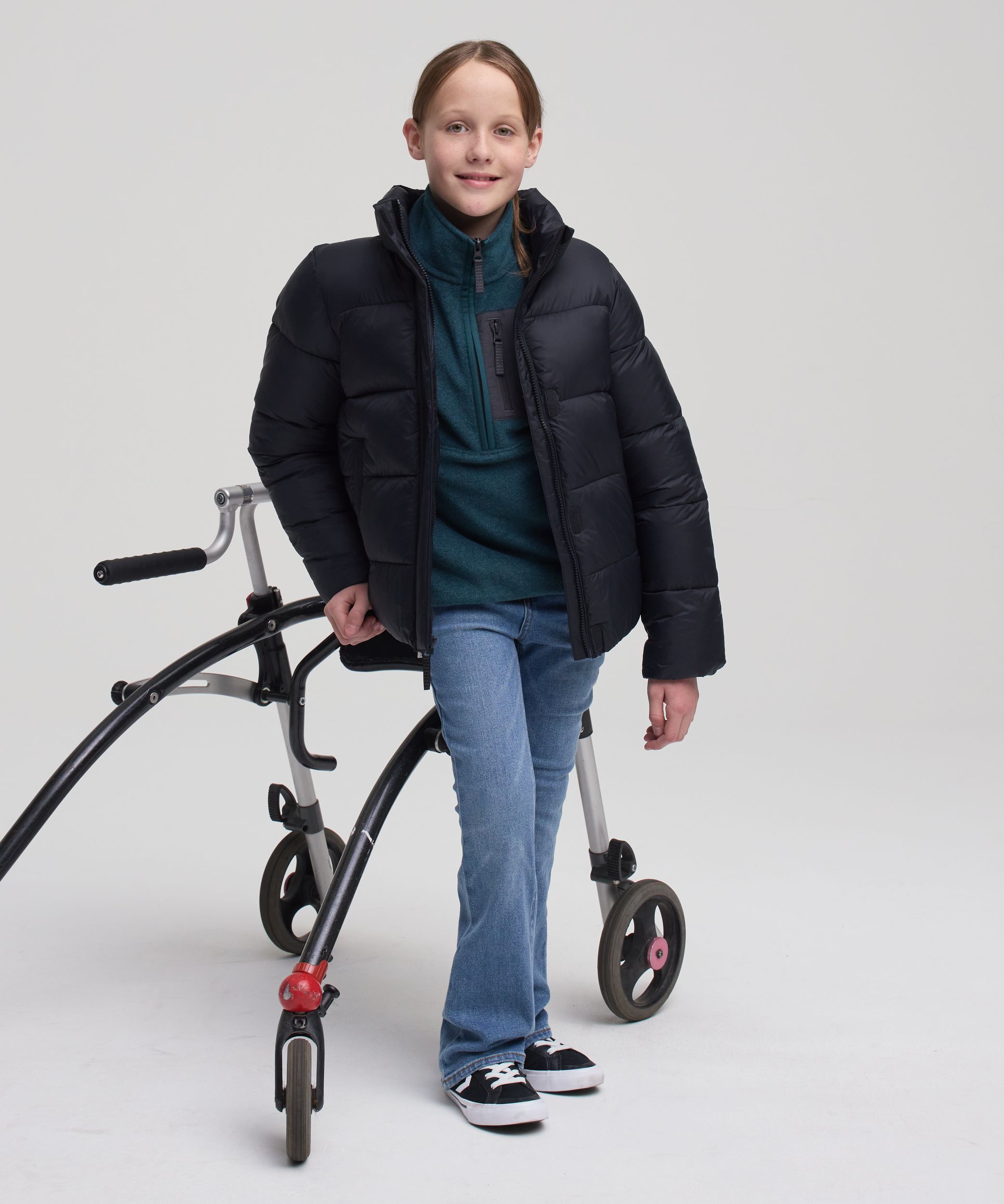 Veste bouffante à capuche unisexe T-MAX Charge pour jeunes, WindRiver