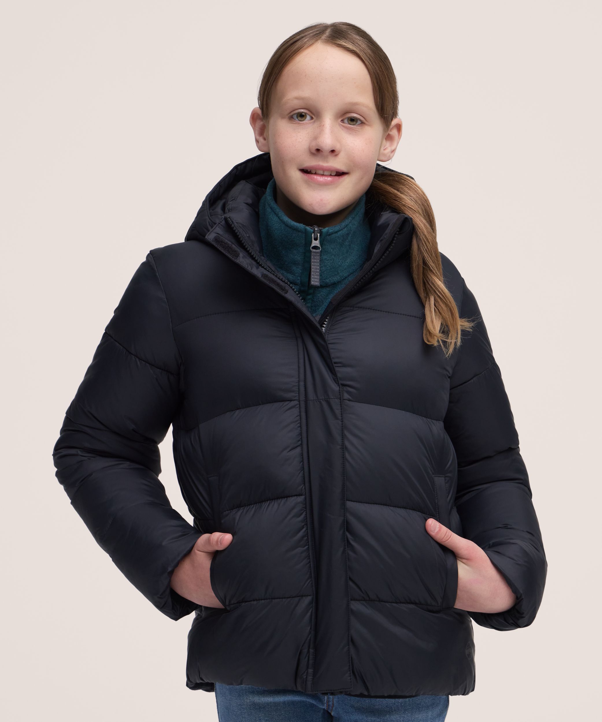 WindRiver Youth Unisex T-Max Charge Hooded Puffer Jacket