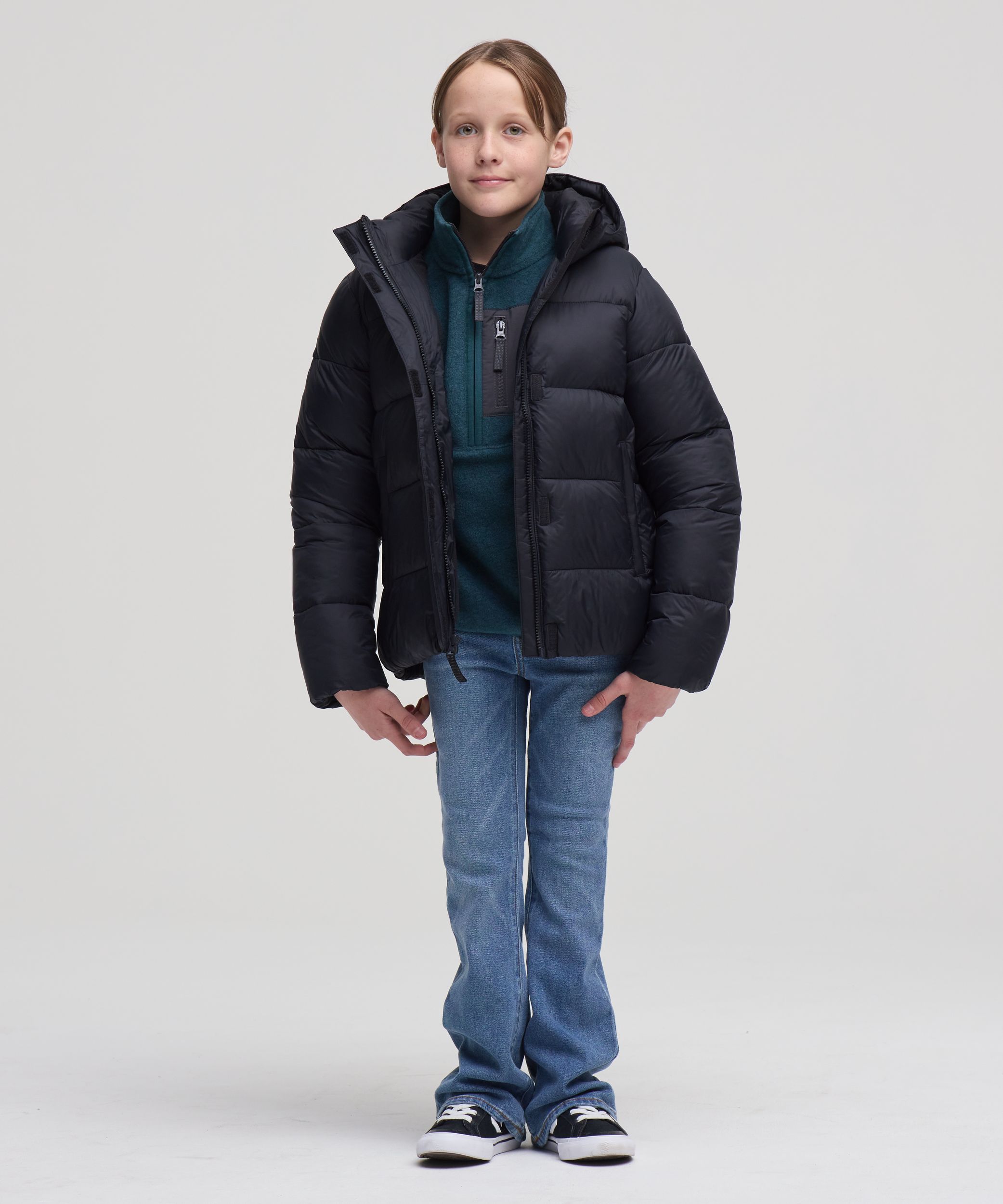 Veste bouffante à capuche unisexe T-MAX Charge pour jeunes, WindRiver