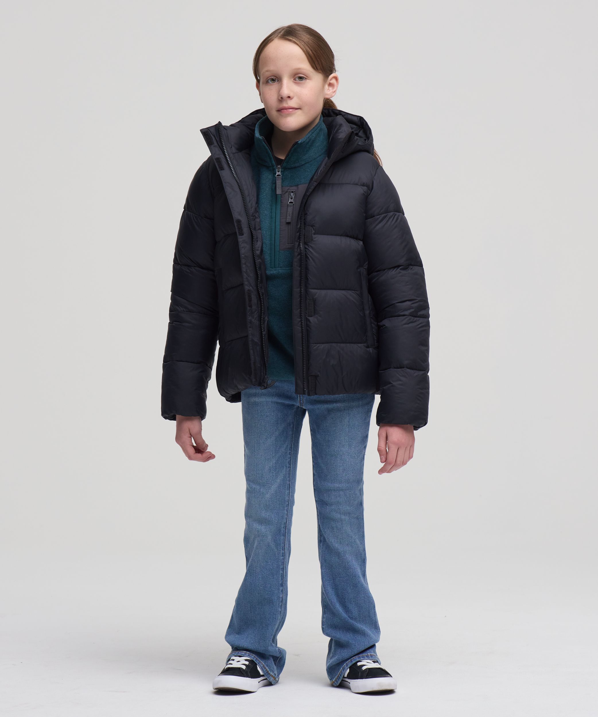 Veste bouffante à capuche unisexe T-MAX Charge pour jeunes, WindRiver