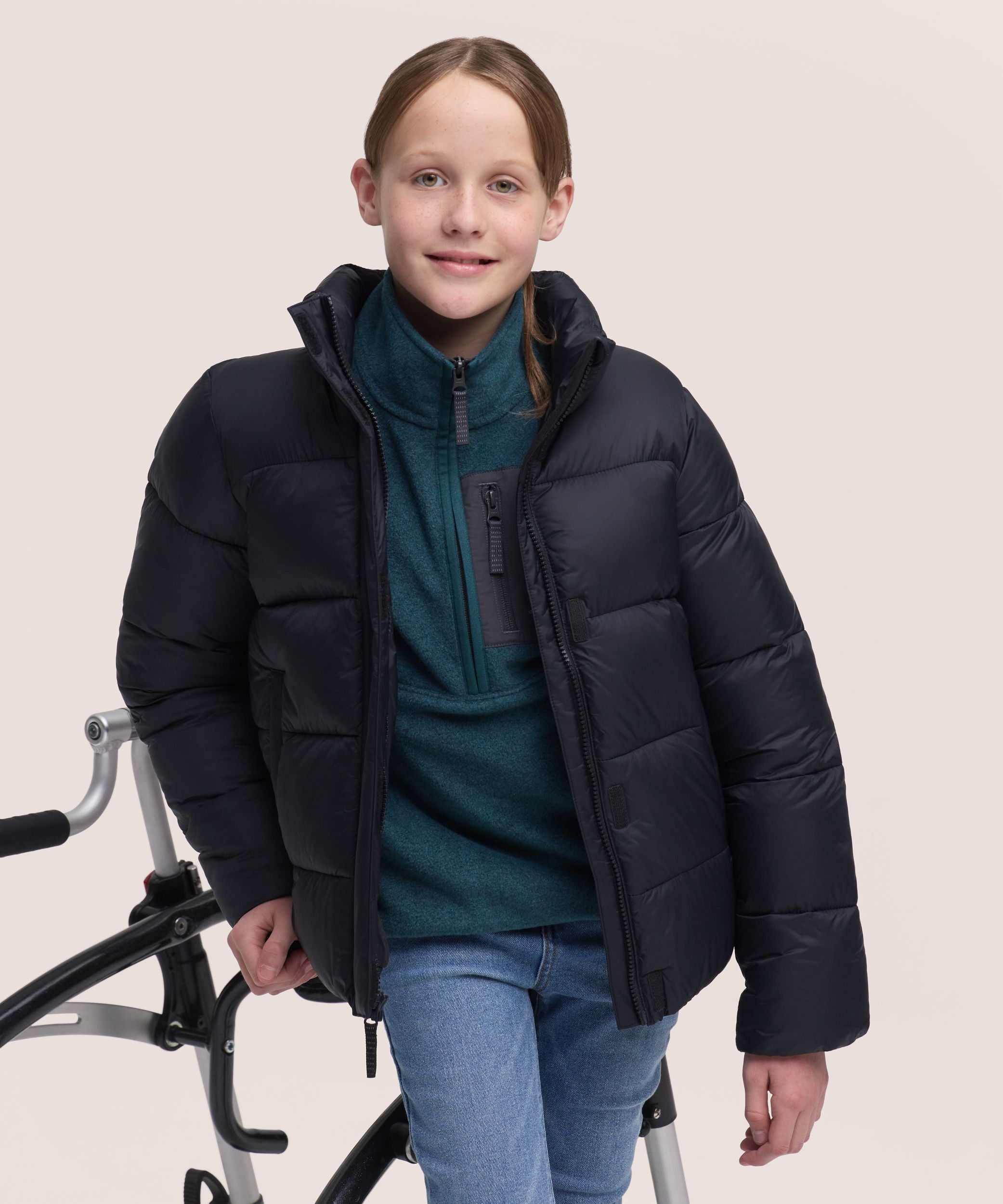 WindRiver Youth Unisex T-Max Charge Hooded Puffer Jacket