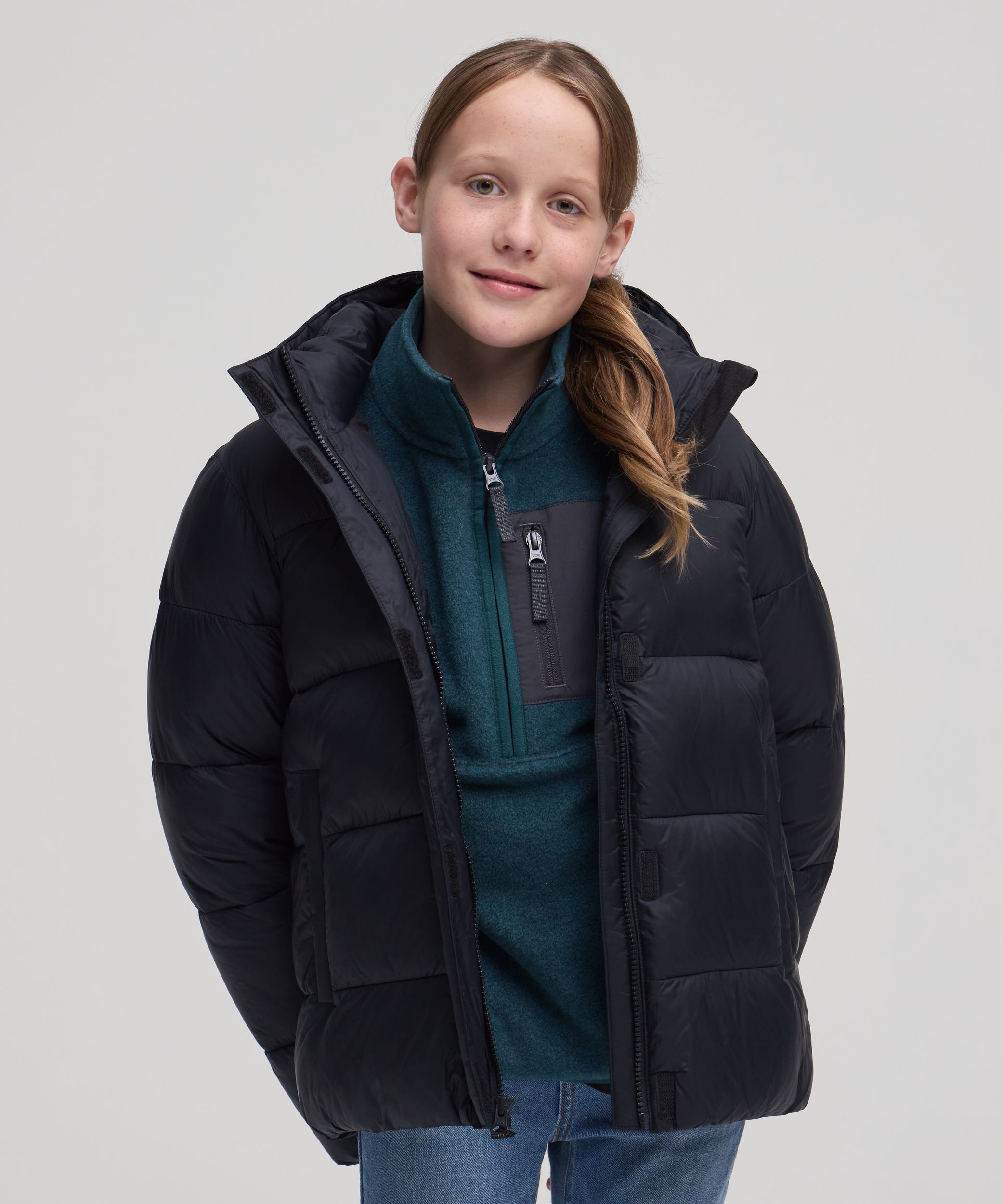 Veste bouffante à capuche unisexe T-MAX Charge pour jeunes, WindRiver