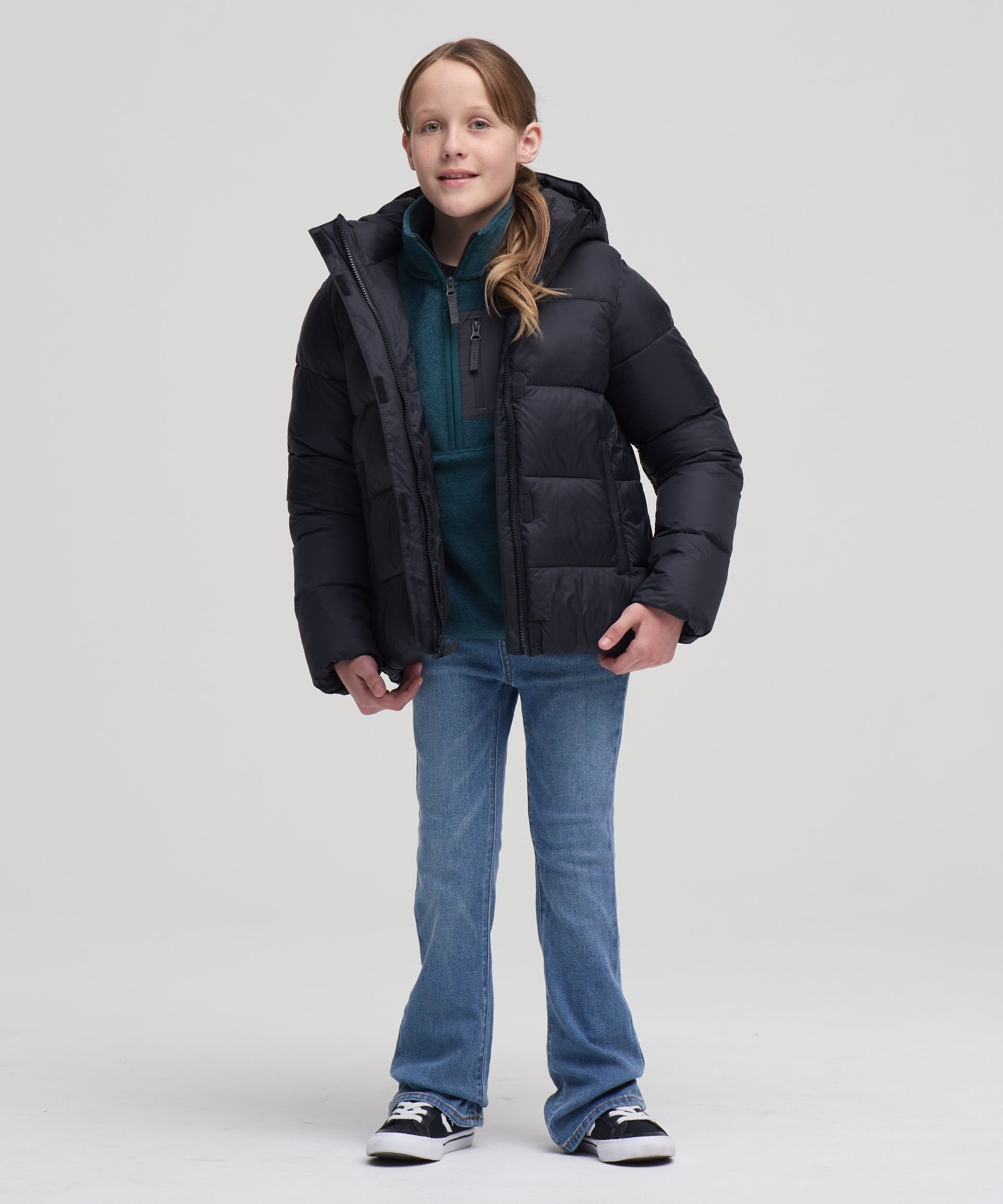 Veste bouffante à capuche unisexe T-MAX Charge pour jeunes, WindRiver