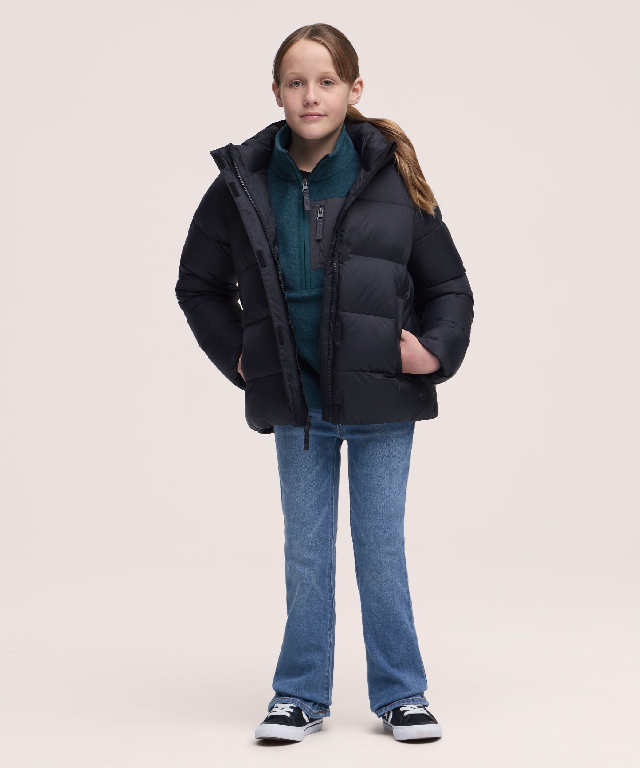 WindRiver Youth Unisex T-Max Charge Hooded Puffer Jacket