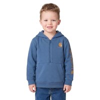 Chandail en molleton à manches longues avec demi-glissière pour tout-petits, Carhartt