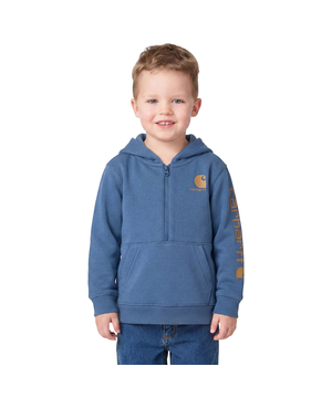 Chandail en molleton à manches longues avec demi-glissière pour tout-petits, Carhartt