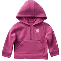 Chandail en molleton à manches longues avec demi-glissière pour bébés, Carhartt