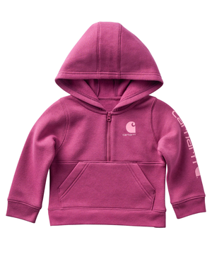 Chandail en molleton à manches longues avec demi-glissière pour bébés, Carhartt