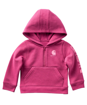 Chandail en molleton à manches longues avec demi-glissière pour tout-petits, Carhartt