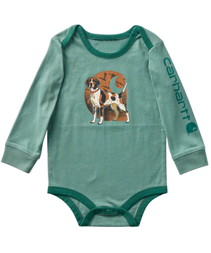 Cache-couche à manches longues avec motif chien pour bébés, Carhartt