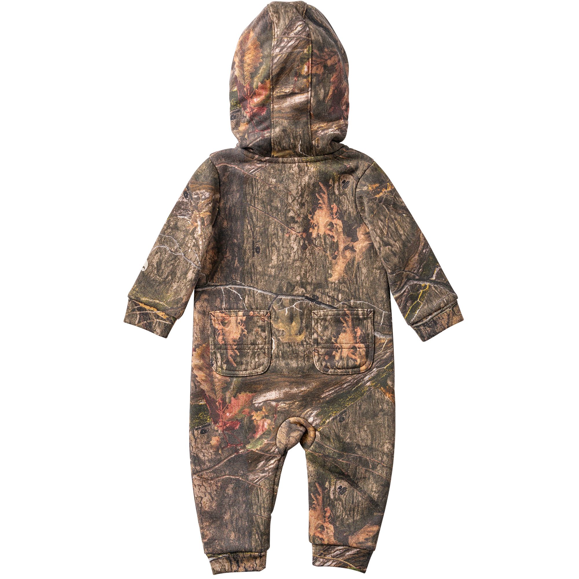 Carhartt Kids' Baby Zip Front Hooded Camo Coveralls