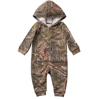 Carhartt Kids' Baby Zip Front Hooded Camo Coveralls